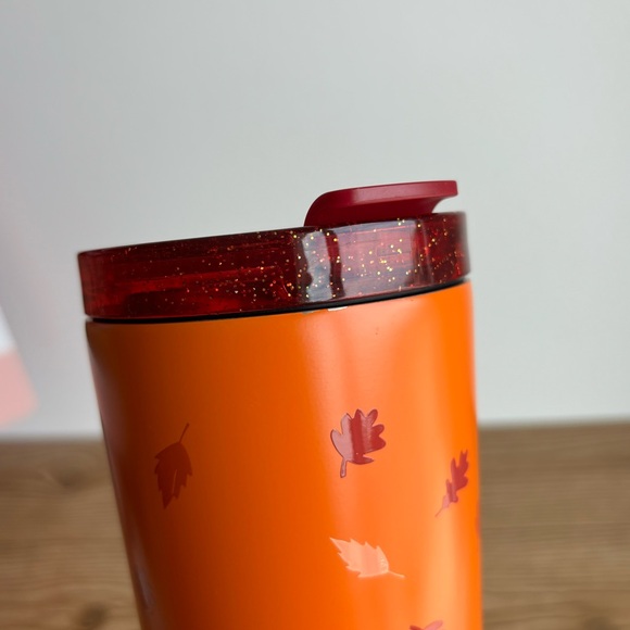 David’s Tea Rare Autumn Leave Orange Stainless Steel Favourite Tumbler - Picture 12 of 12